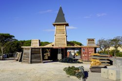 Port-Barcarès : Village de Noël 2021 - travaux