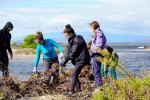 Le groupe des bénévoles en action aux Dosses et à la Presqu'Ile