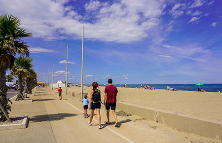 Les plages de Barcarès 8km de sable