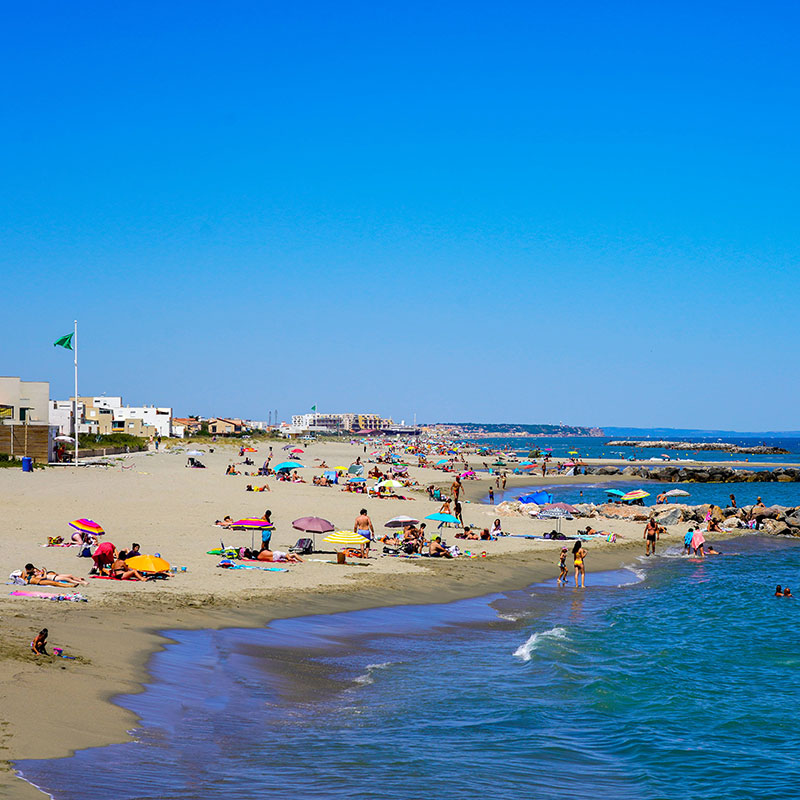 Les plages de Barcarès 8km de sable