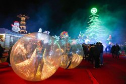 Le Village de Noël officiellement inauguré au Barcarès