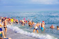 Port-Barcarès : Premier bain de l’année