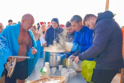 Port-Barcarès : Premier bain de l’année