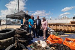 Près de 500 kilos de déchets remontés du port de plaisance