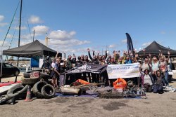 Près de 500 kilos de déchets remontés du port de plaisance