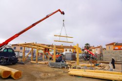 Construction des Halles place de la République