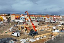 Construction des Halles place de la République