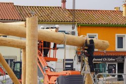 Construction des Halles place de la République