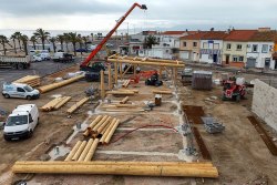 Construction des Halles place de la République