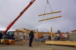 Construction des Halles place de la République