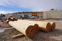 Construction des Halles place de la République